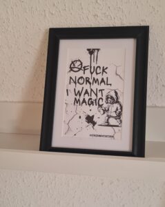 Postkarte FUCK NORMAL