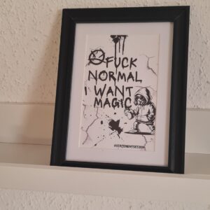 Postkarte FUCK NORMAL